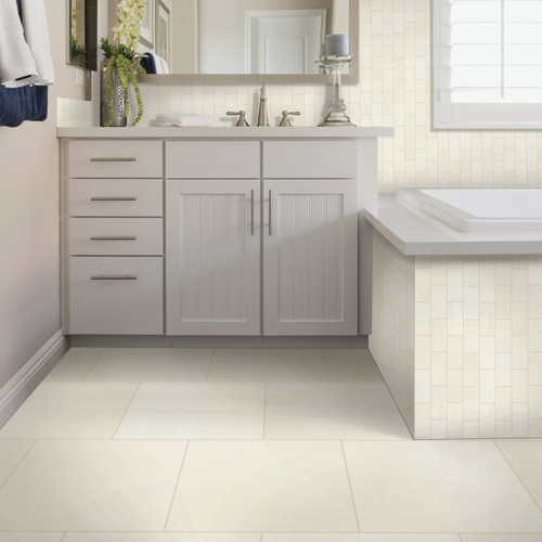 Crowl Interiors & Interiors providing tile flooring solutions in Malvern, OH - Grand Boulevard-  Simple White Polish
