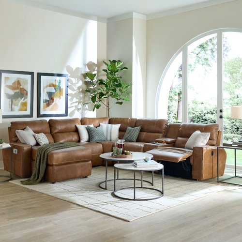 La-Z-Boy Maddox Reclining Leather Sectional