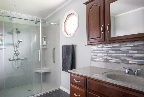 Classic Marble tile shower