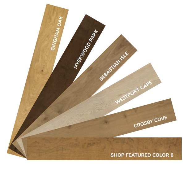 different hardwood planks for your choice